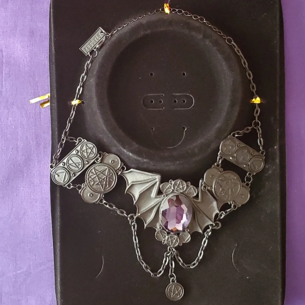 *NWT* Restyle's Purple Posession Bat Choker - Picture 14 of 16